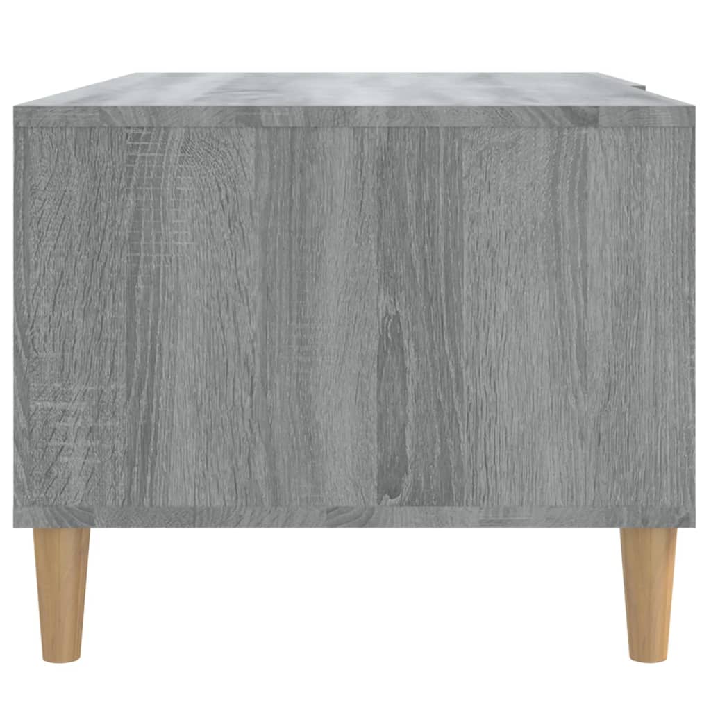 vidaXL Table basse Sonoma gris 89,5x50x40 cm Bois d'ingénierie