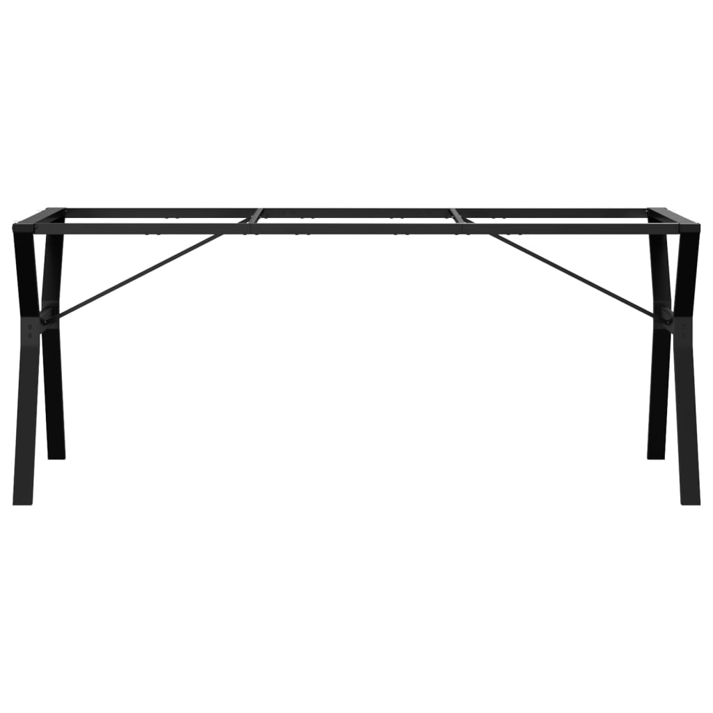 vidaXL Pieds de table à manger cadre en Y 180x80x73 cm fonte