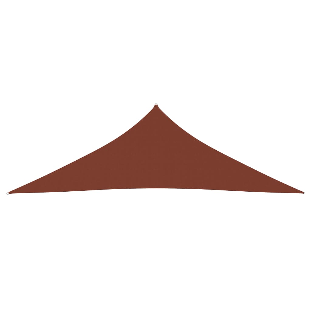 vidaXL Voile de parasol tissu oxford triangulaire 5x5x6 m terre cuite