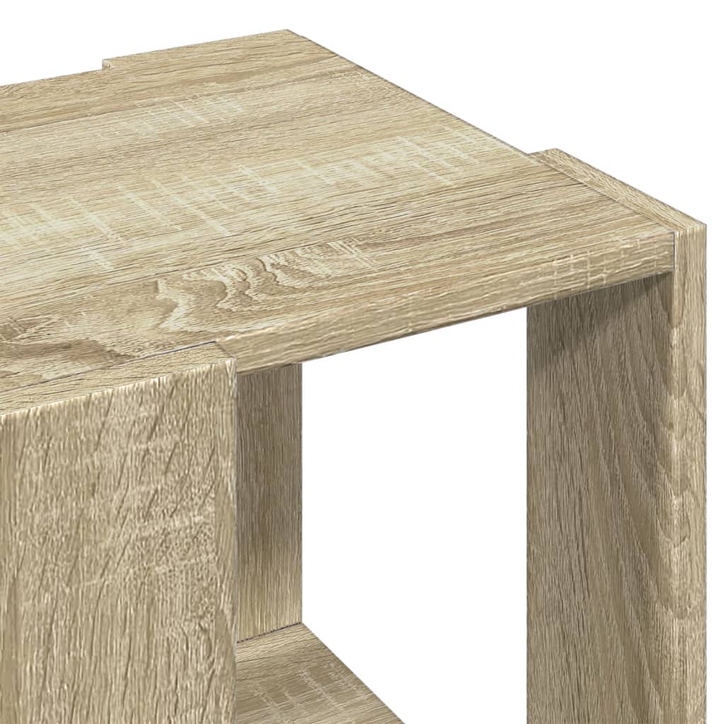 vidaXL Table basse chêne sonoma 32x32x30 cm bois d'ingénierie