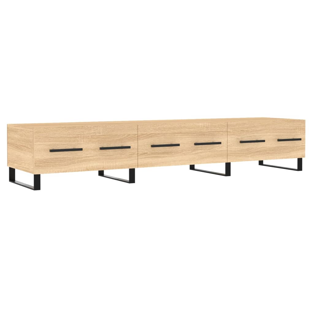 vidaXL Meuble TV chêne sonoma 150x36x30 cm bois d'ingénierie