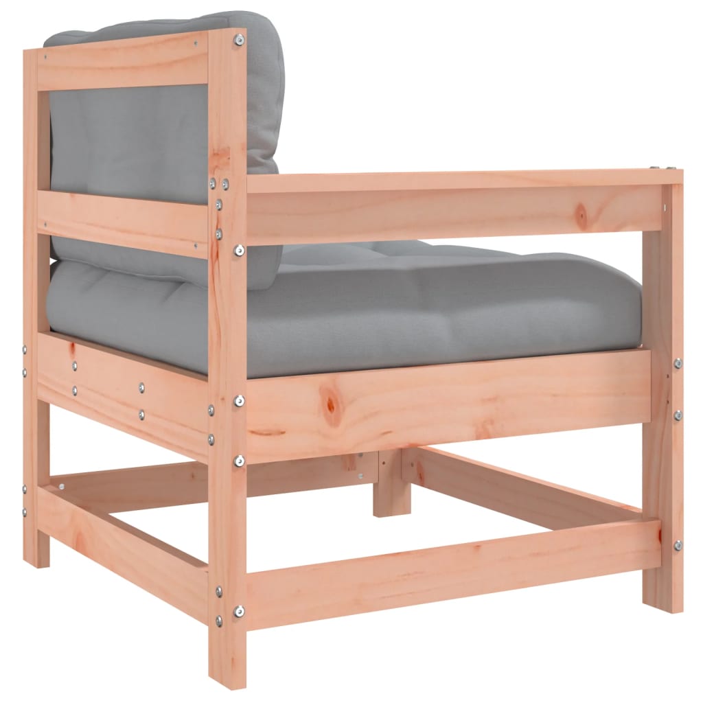 vidaXL Chaise de jardin avec coussins bois massif douglas