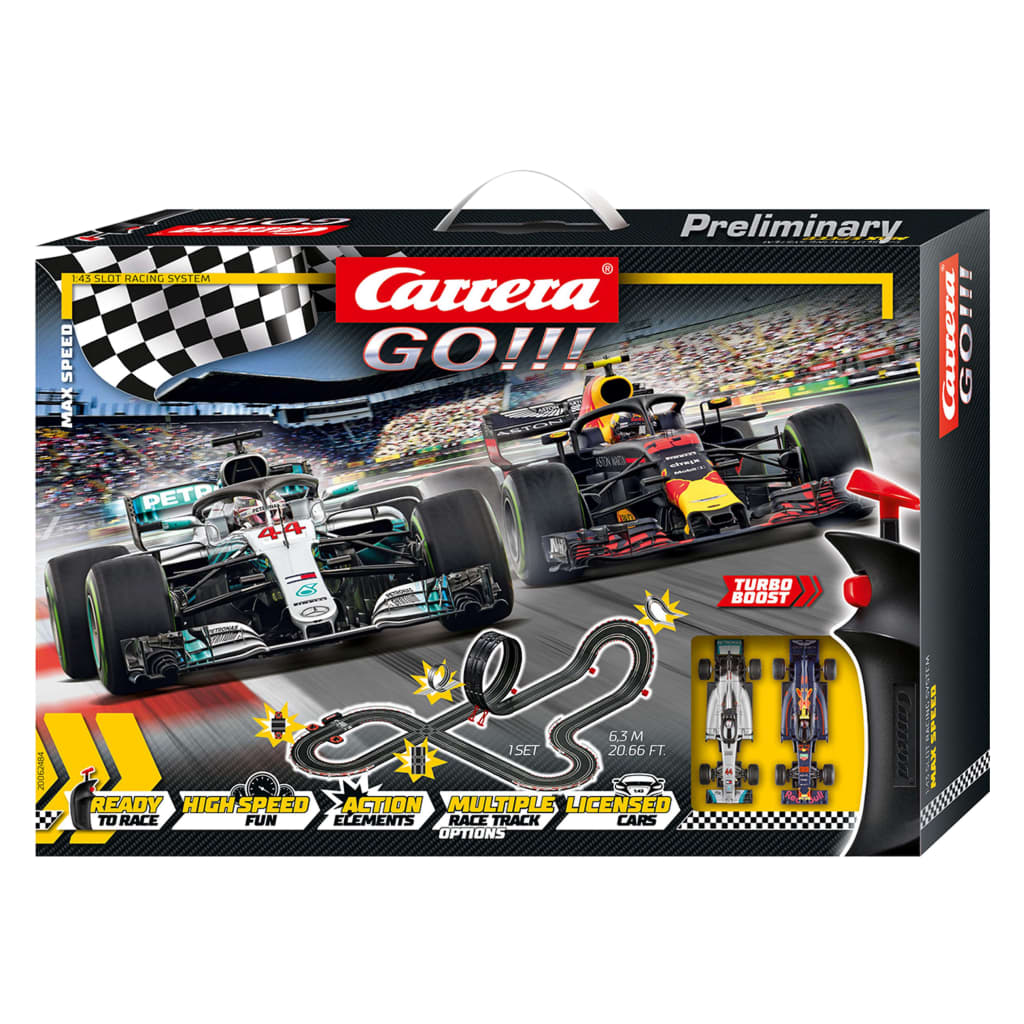 Carrera GO Voiture miniature et piste Max Speed 1:43