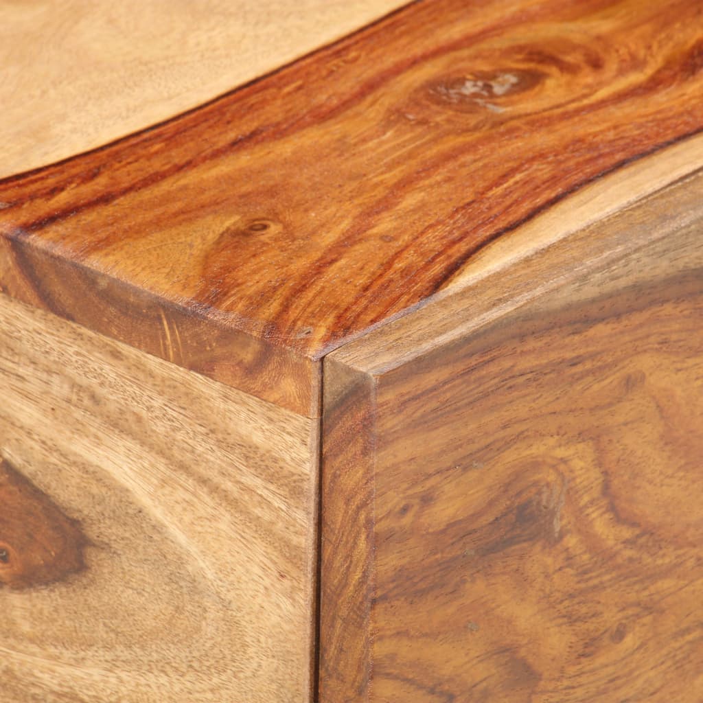 vidaXL Table de chevet 40 x 40 x 25 cm Bois massif