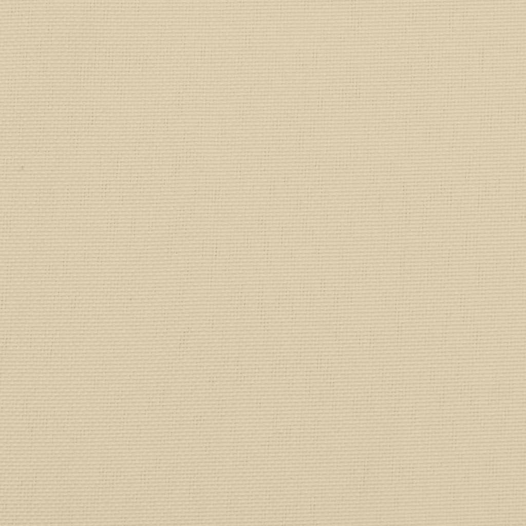 vidaXL Coussins de palette lot de 6 beige 50x50x7 cm tissu oxford