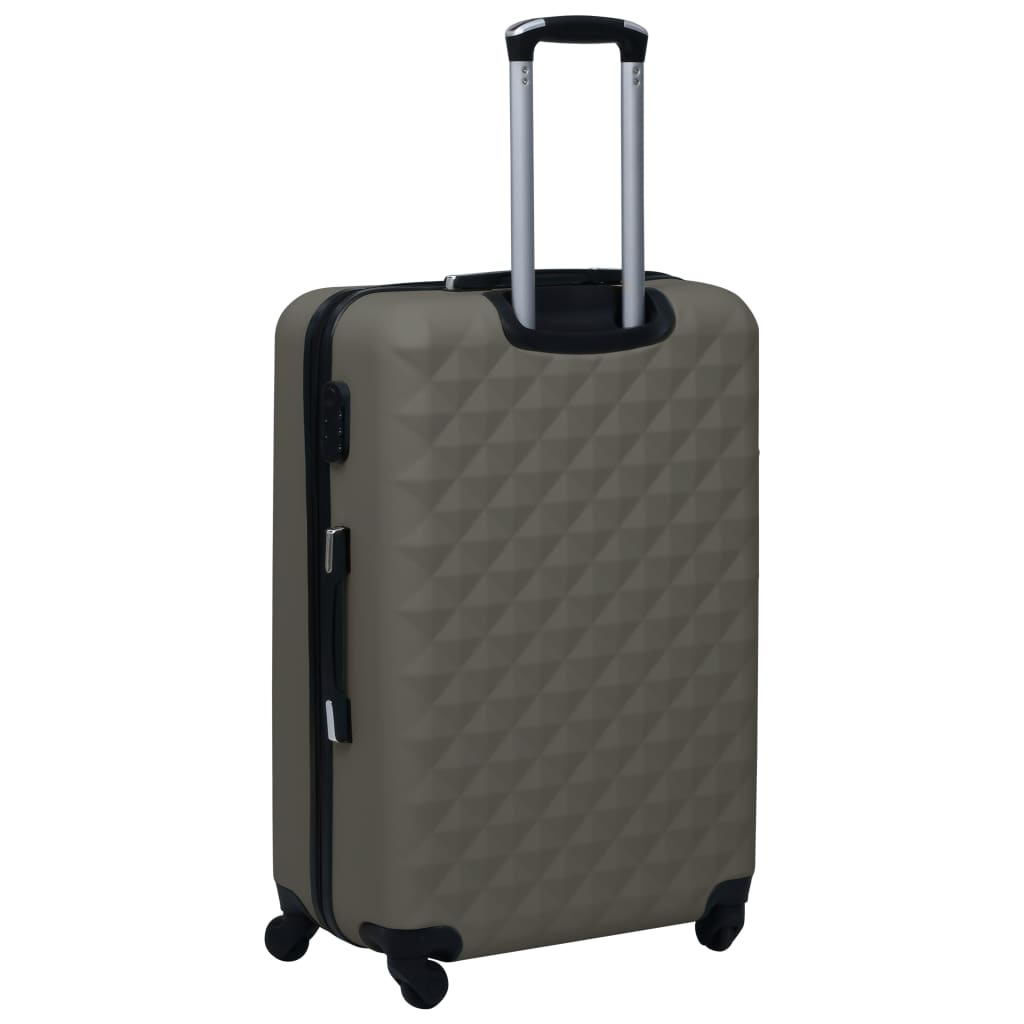 vidaXL Valise rigide Anthracite ABS