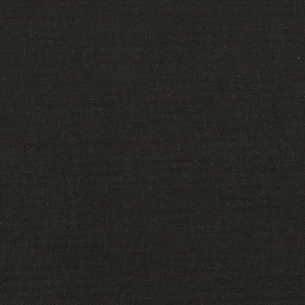 vidaXL Repose-pied Noir 60x60x36 cm Tissu et similicuir