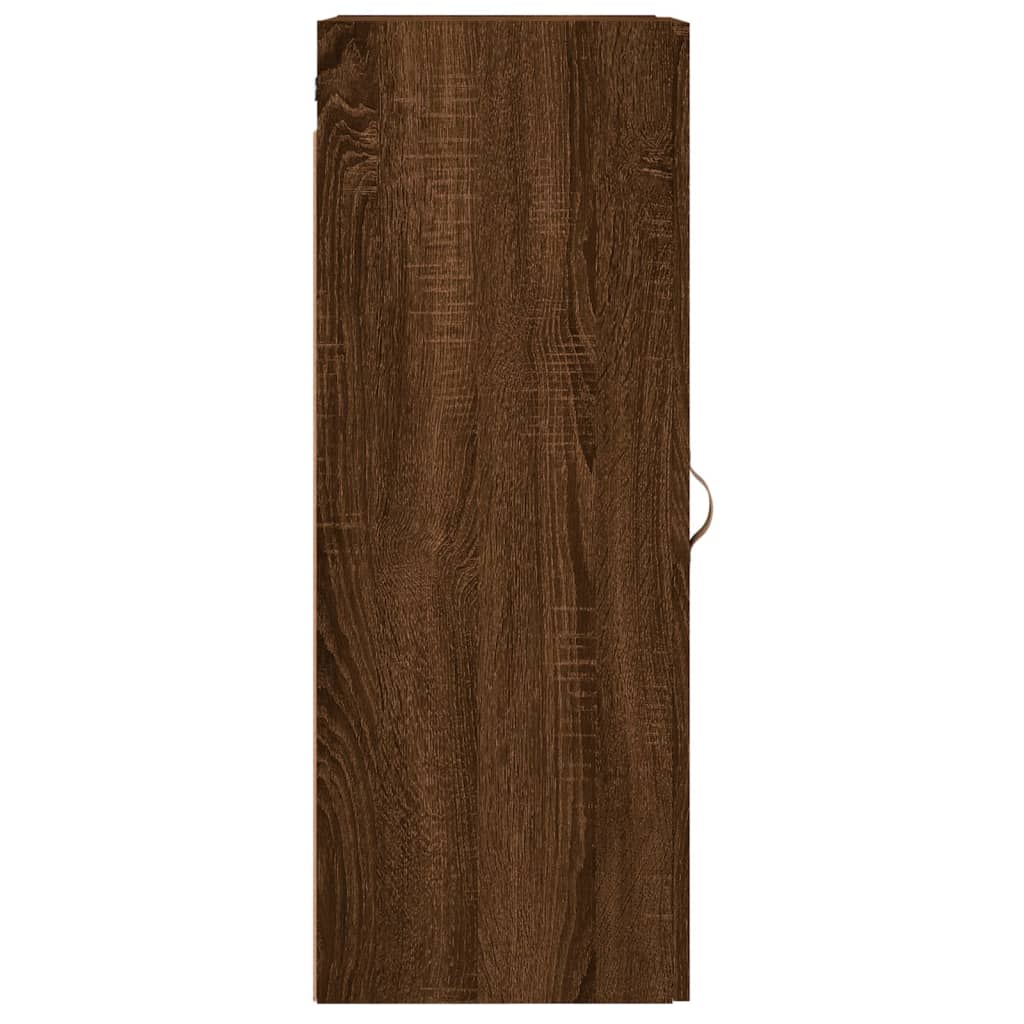 vidaXL Armoire murale chêne marron 34,5x34x90 cm