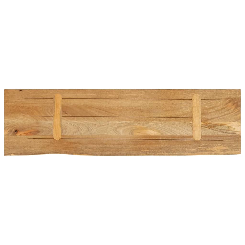 vidaXL Dessus de table à bord vivant 100x40x2,5cm bois massif manguier