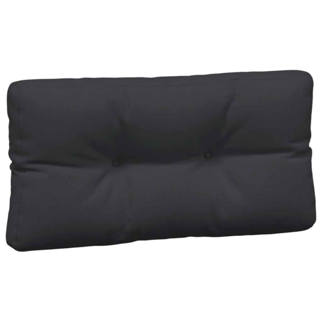 vidaXL Coussins de palette 5 pcs noir tissu