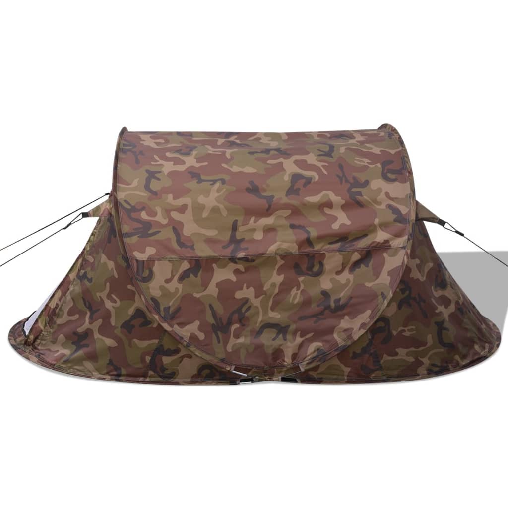 vidaXL Tente pour 2 personnes Camouflage