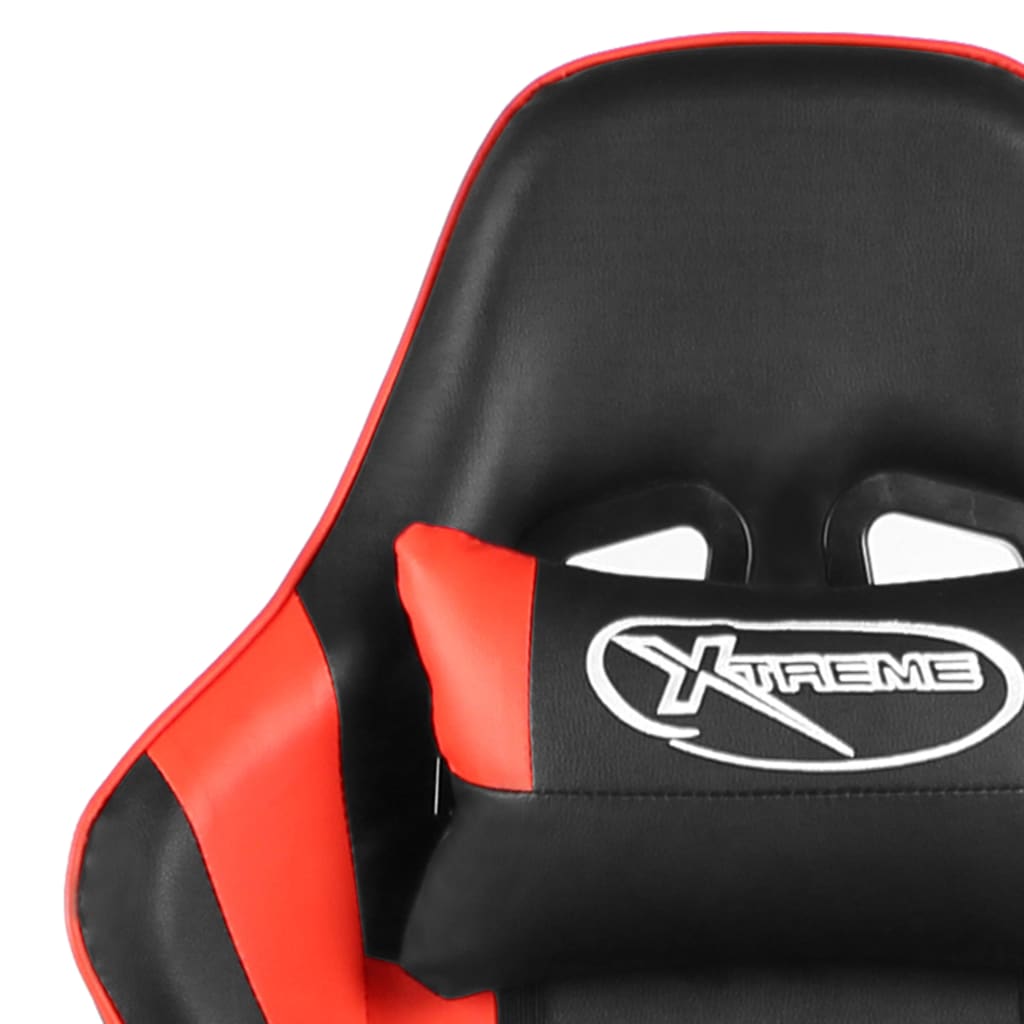 vidaXL Chaise de jeu pivotante Rouge PVC