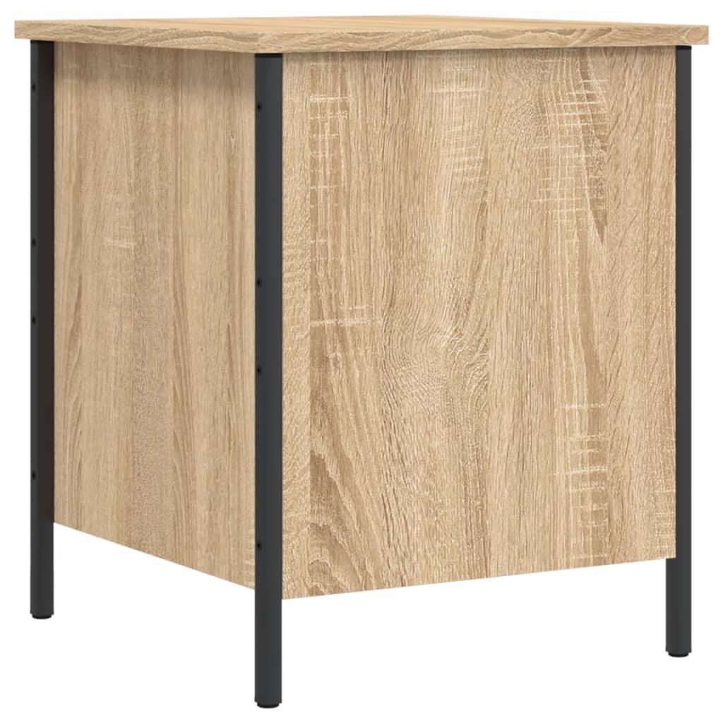 vidaXL Banc de rangement chêne sonoma 40x42,5x50 cm bois d'ingénierie