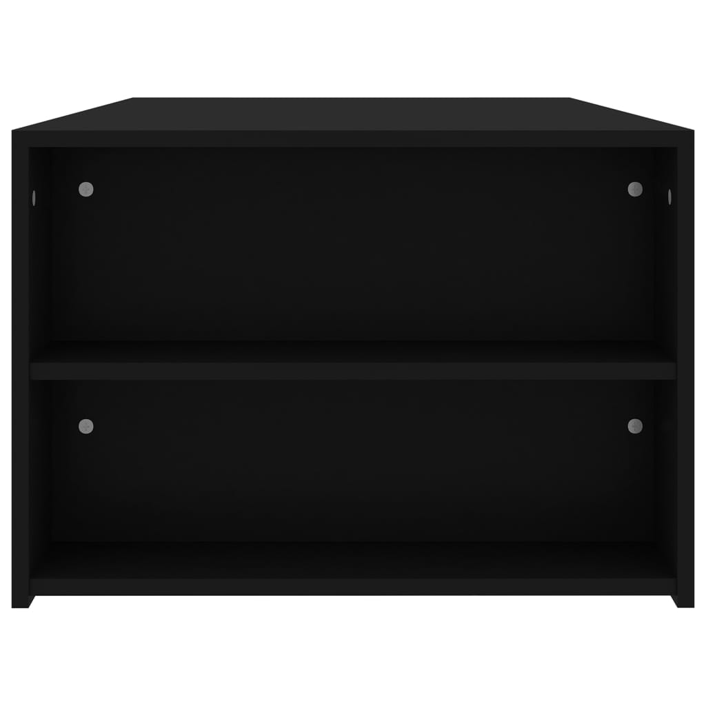 vidaXL Table basse Noir 100x60x42 cm Aggloméré