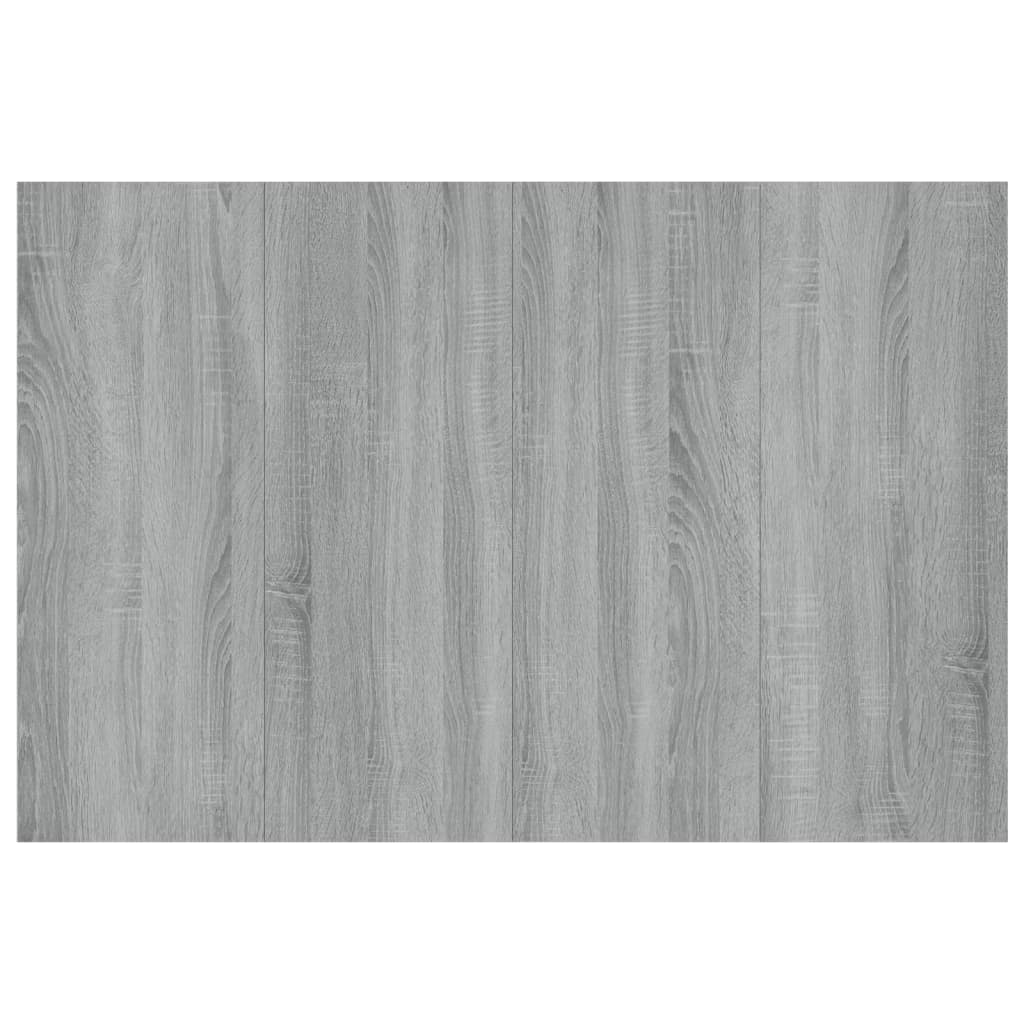 vidaXL Tête de lit Sonoma gris 120x1,5x80 cm Bois d'ingénierie
