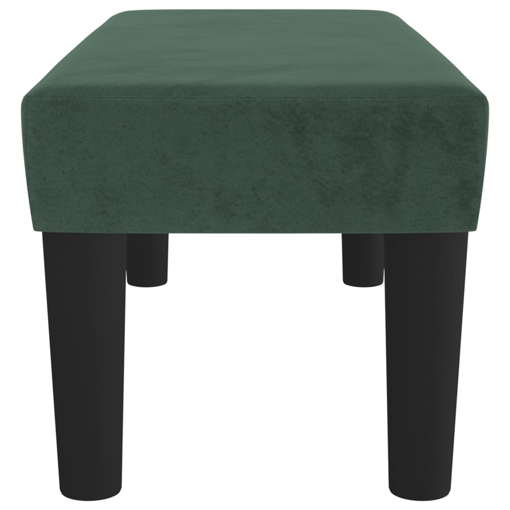 vidaXL Banc Vert foncé 70x30x30 cm Velours