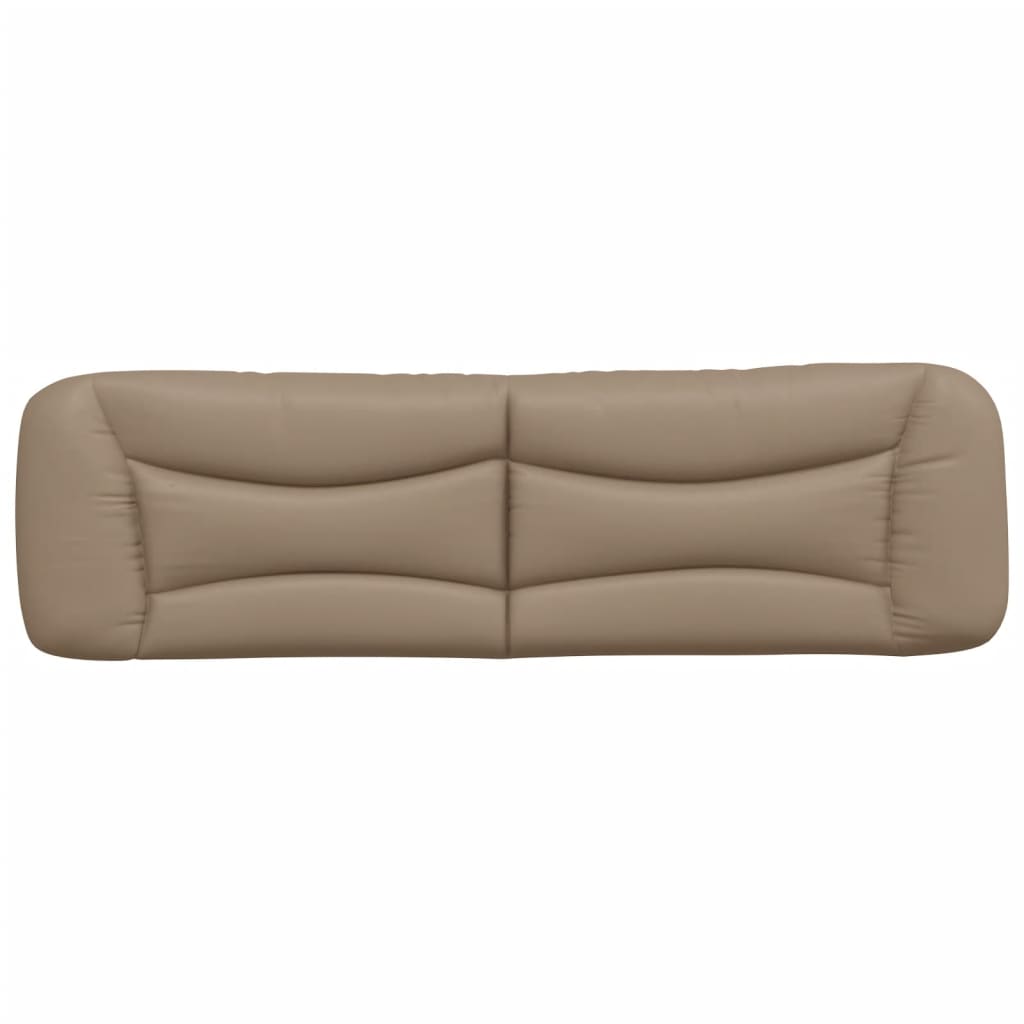 vidaXL Coussin de tête de lit cappuccino 180 cm similicuir