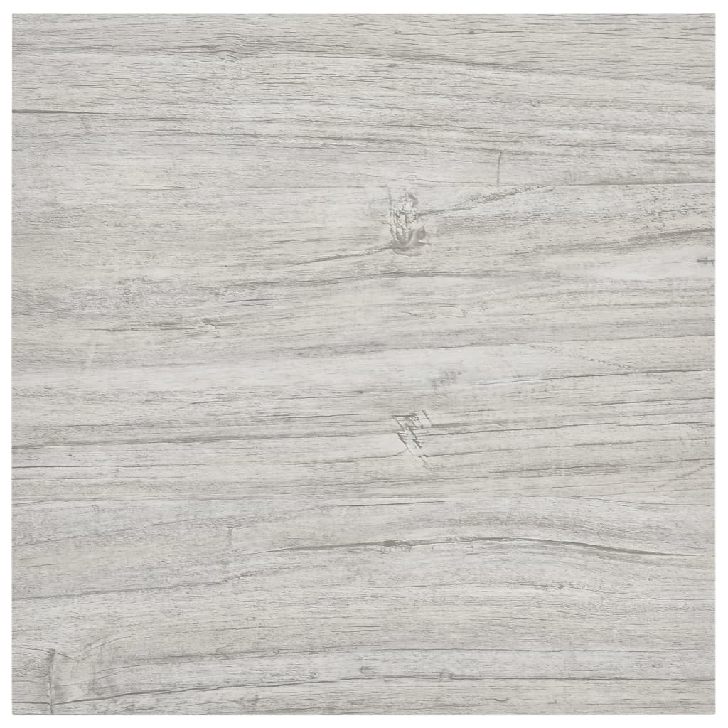 vidaXL Dalles de plancher autoadhésives 55 pcs PVC 5,11 m² gris clair