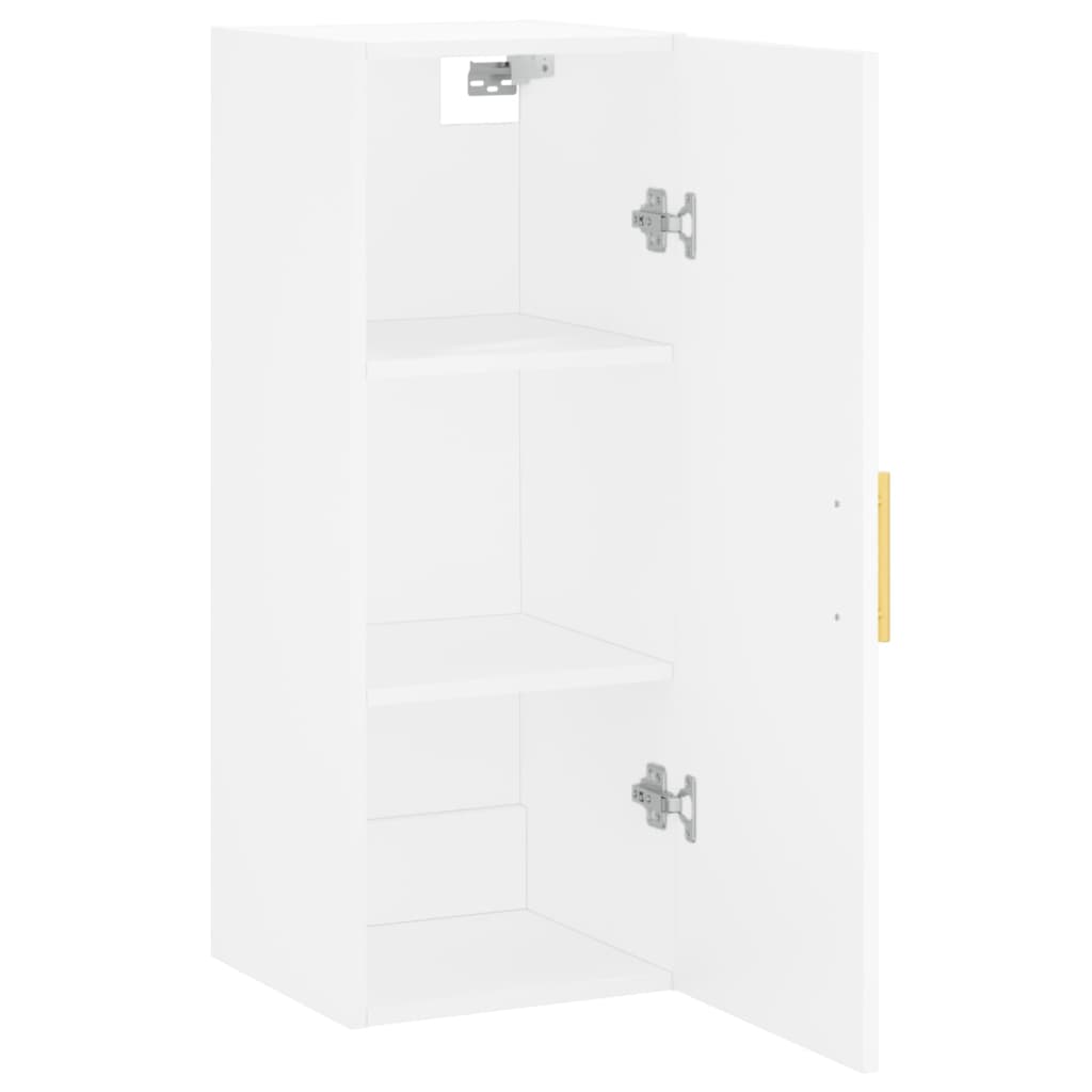 vidaXL Armoire murale blanc 34,5x34x90 cm