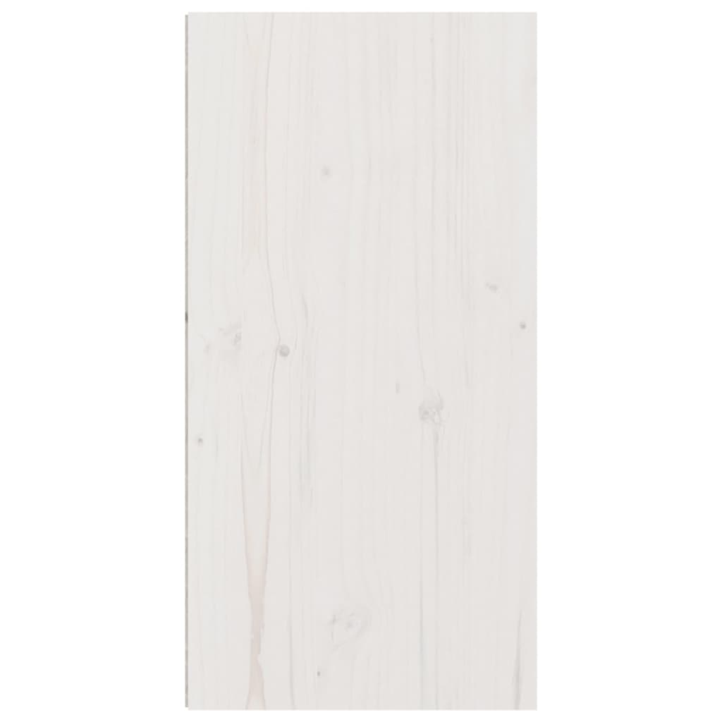 vidaXL Armoire murale Blanc 30x30x60 cm Bois de pin massif