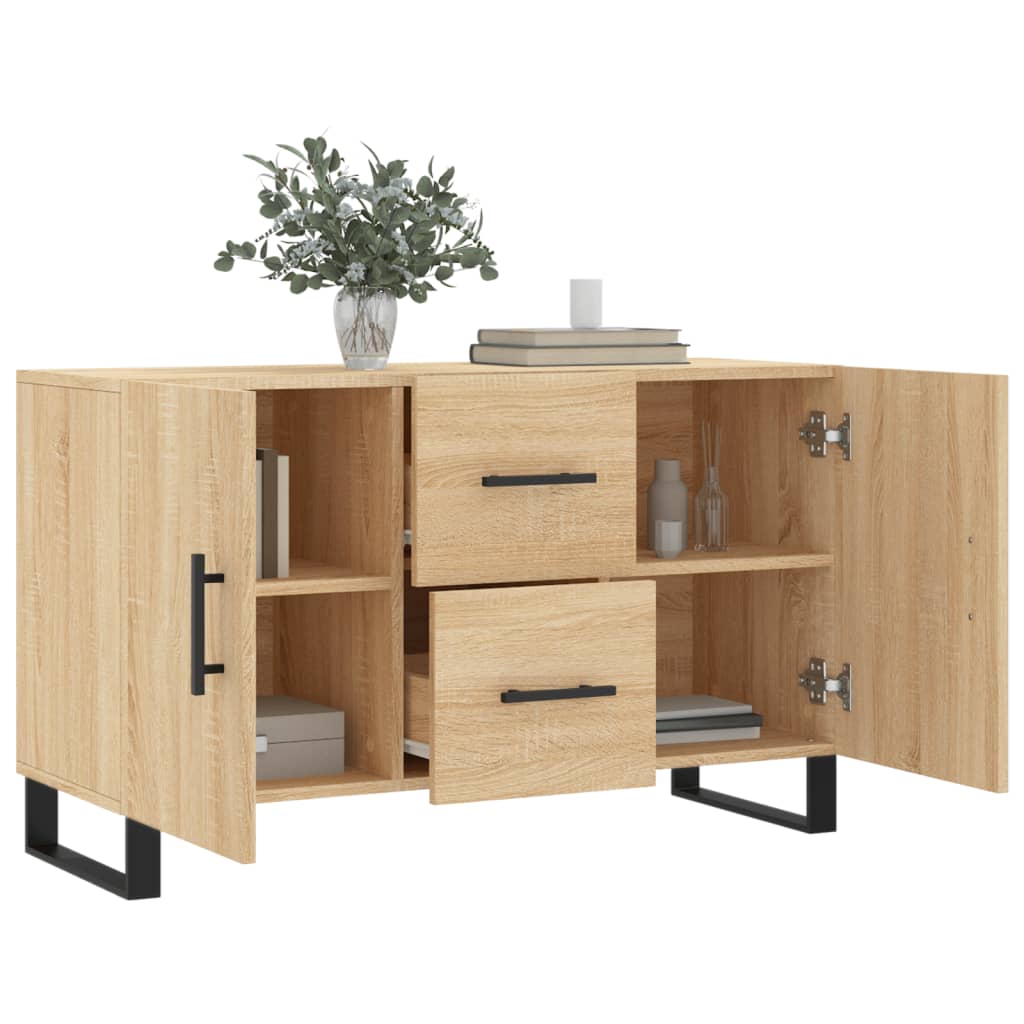 vidaXL Buffet chêne sonoma 100x36x60 cm bois d'ingénierie