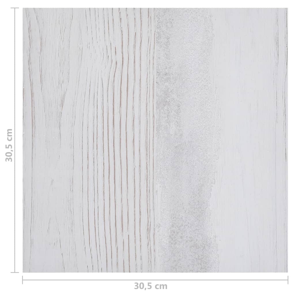 vidaXL Planches de plancher autoadhésives 20 pcs PVC 1,86m² Gris clair
