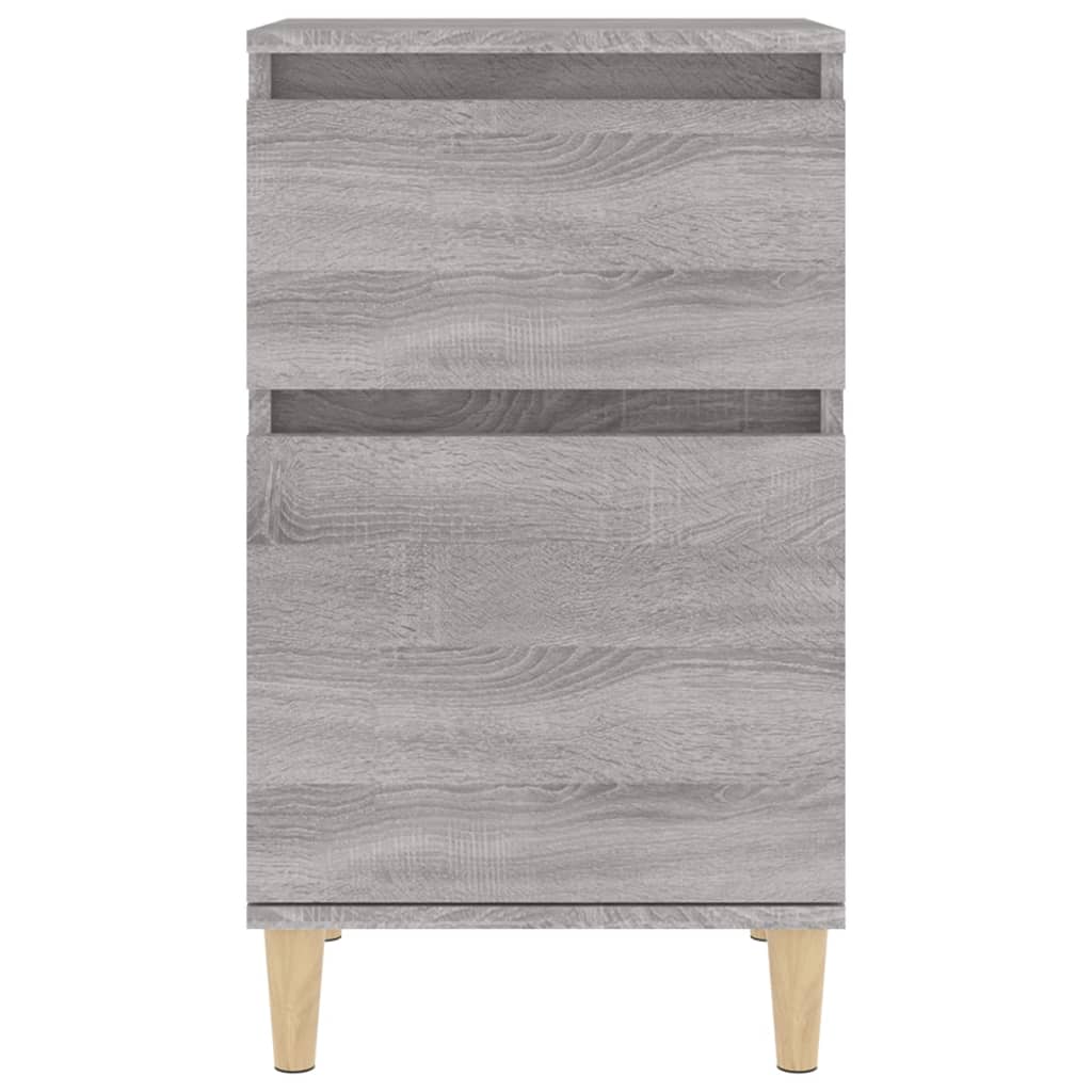 vidaXL Tables de chevet 2 pcs sonoma gris 40x35x70 cm