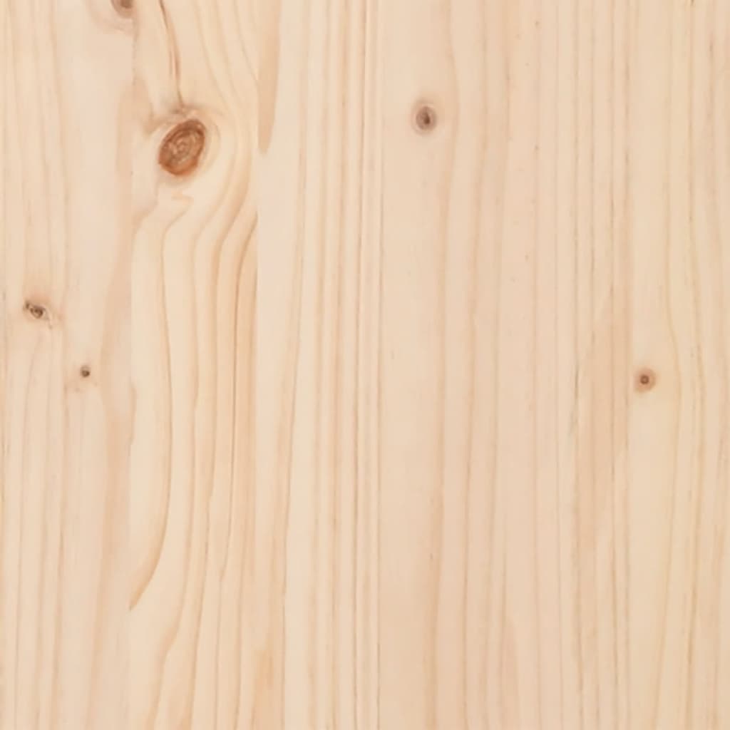 vidaXL Lit de jour avec lit gigogne 80x200 cm bois de pin massif