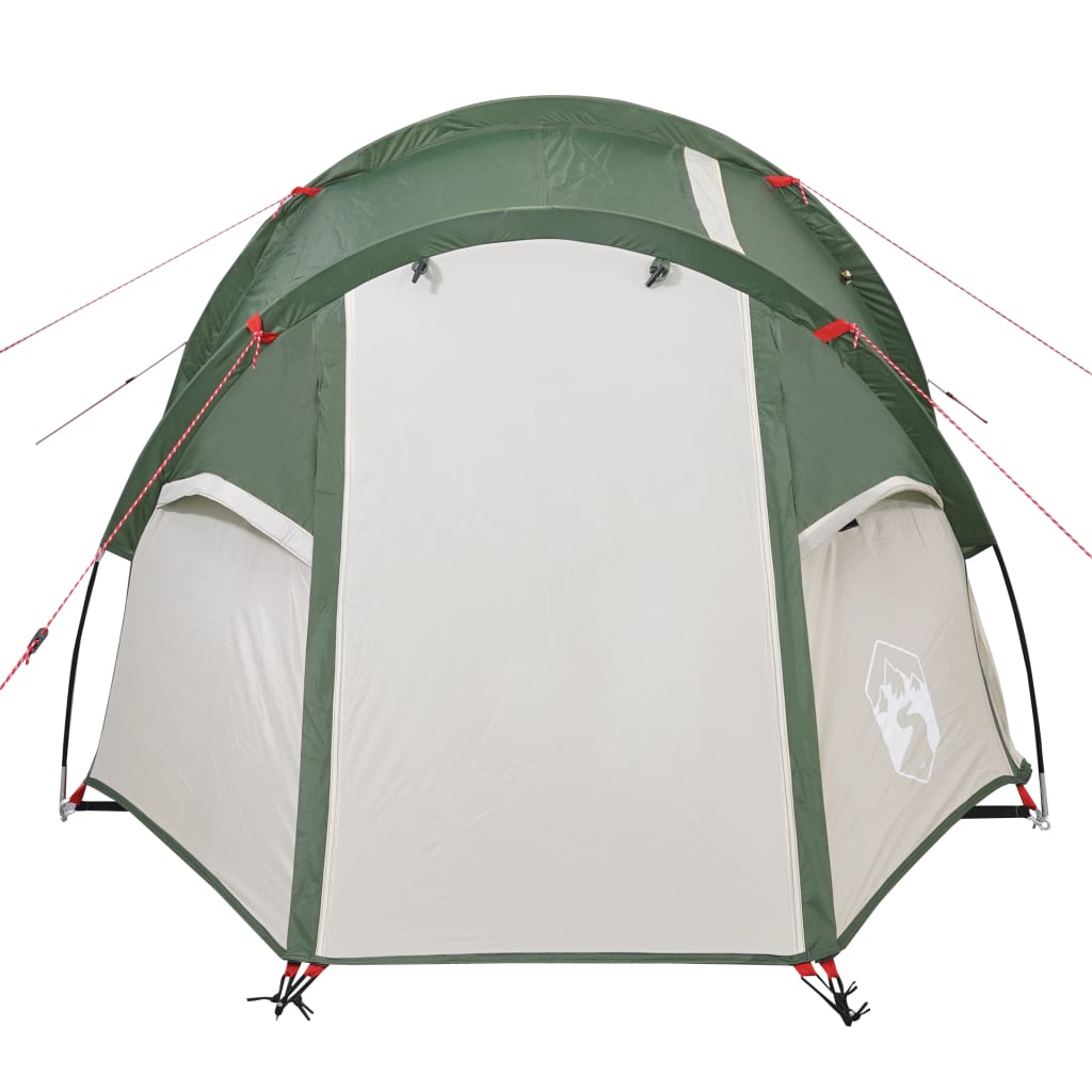 vidaXL Tente de camping tunnel 3 personnes vert imperméable