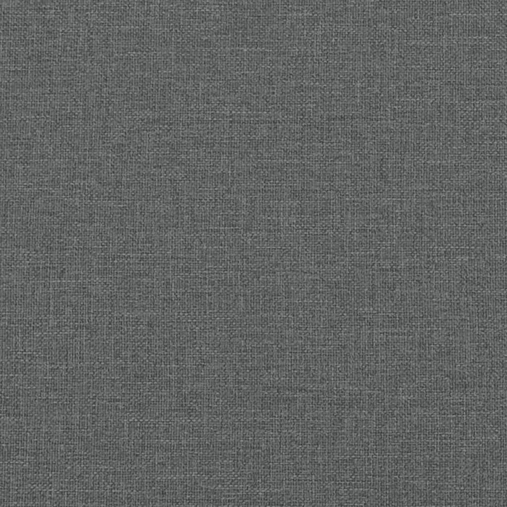 vidaXL Ensemble de canapés 3 pcs gris foncé tissu