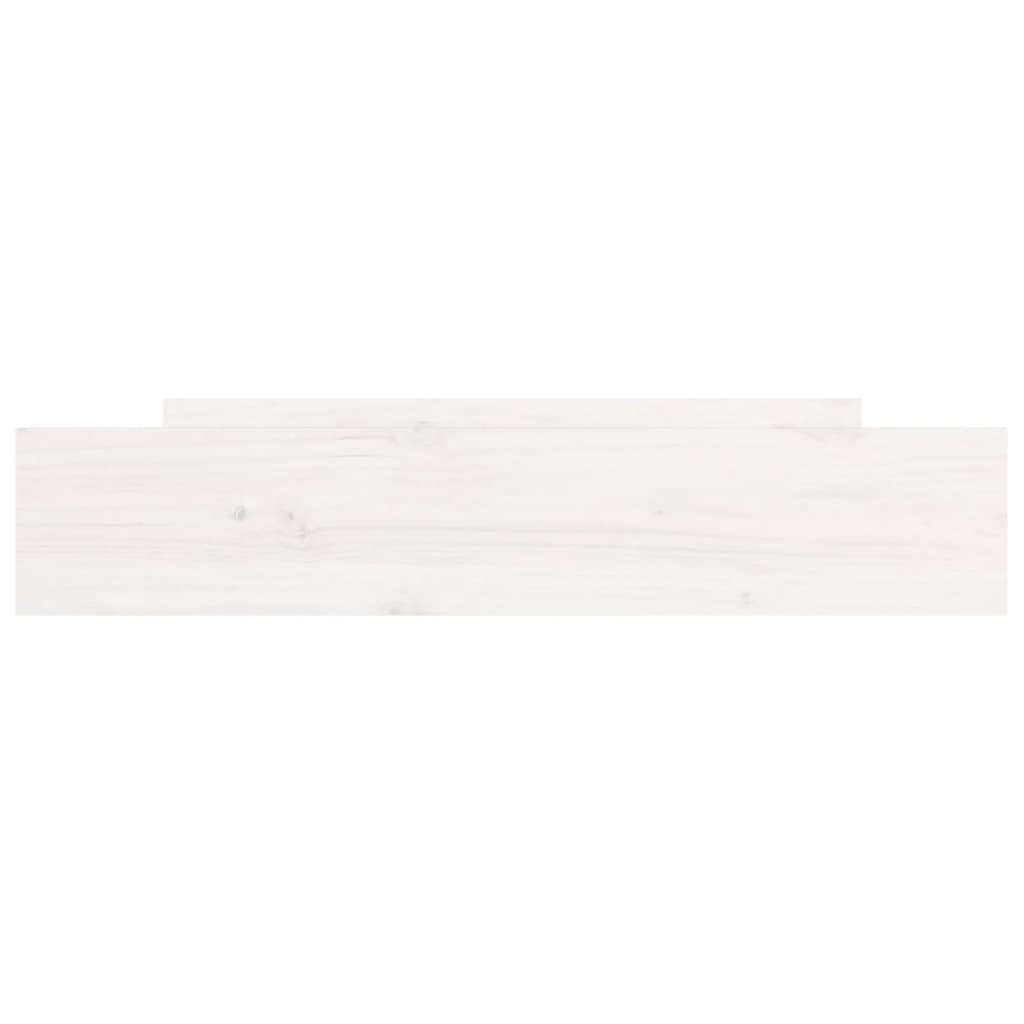 vidaXL Tiroirs de lit 2 pcs blanc Bois de pin massif