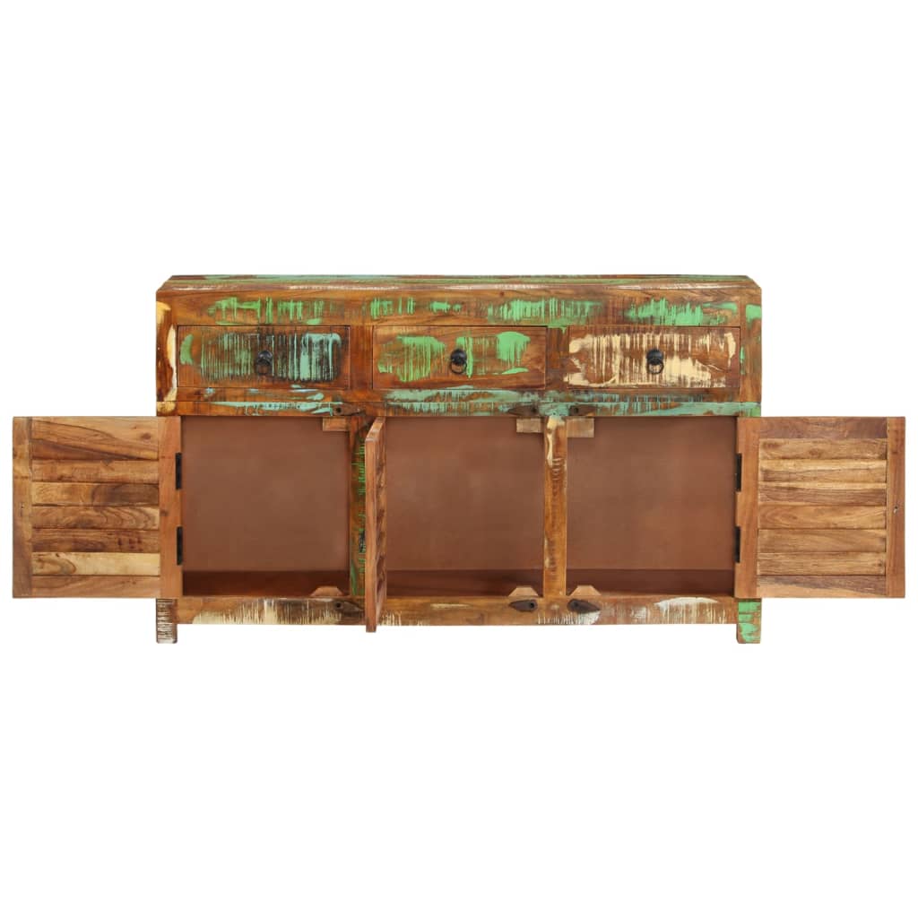 vidaXL Buffet 110x30x65 cm Bois massif de récupération