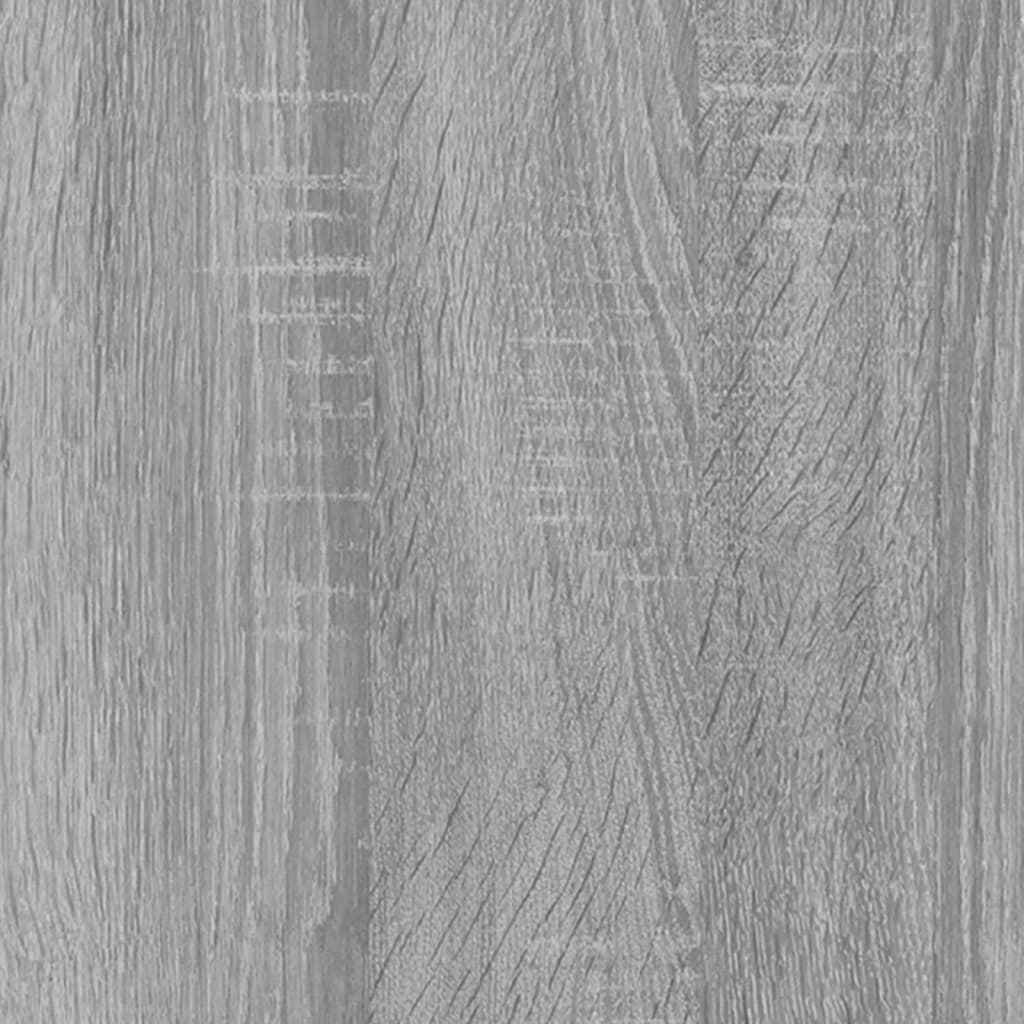 vidaXL Armoire de lavabo Sonoma gris 63x30x54 cm Bois d'ingénierie