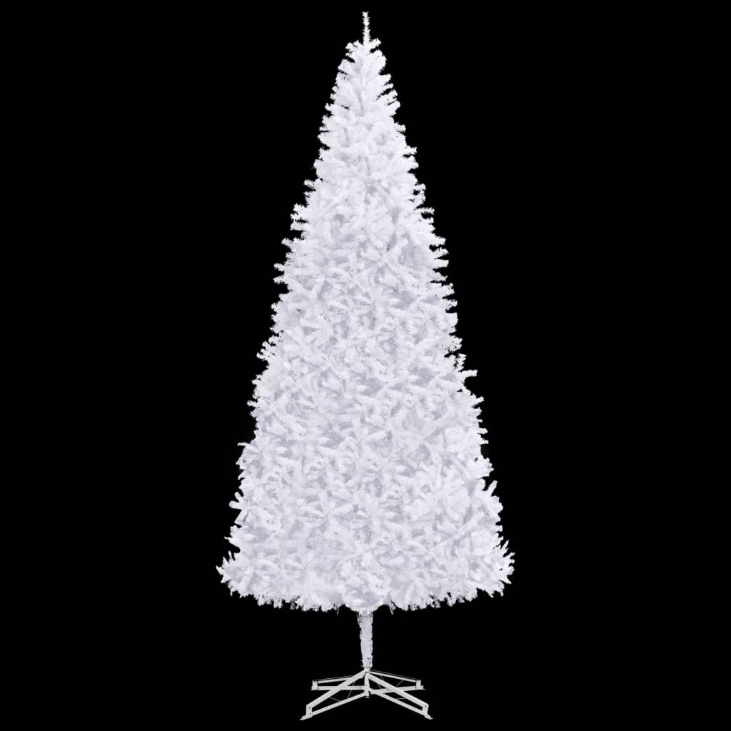 vidaXL Sapin de Noël artificiel 500 cm Blanc