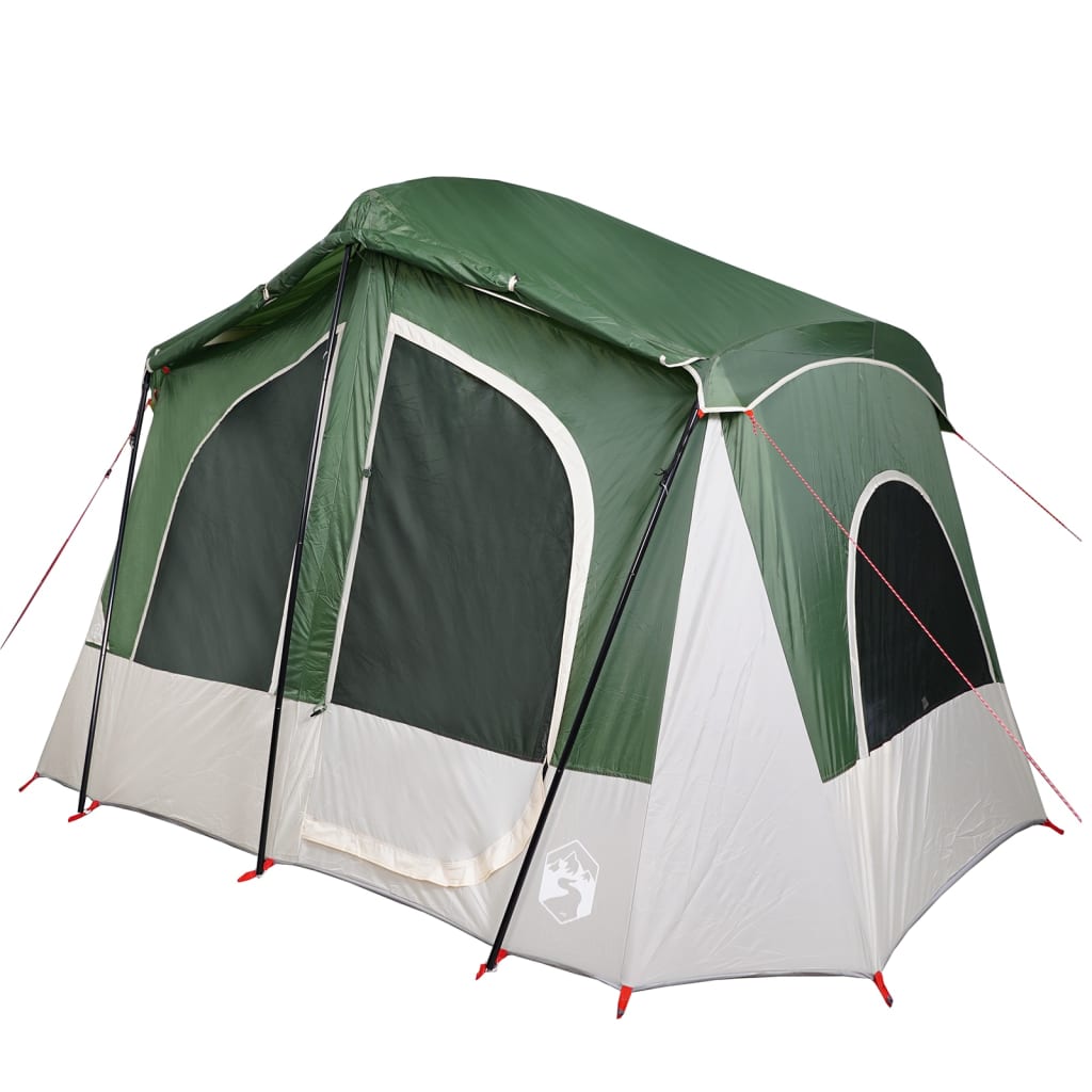 vidaXL Tente de camping de cabine 5 personnes vert imperméable