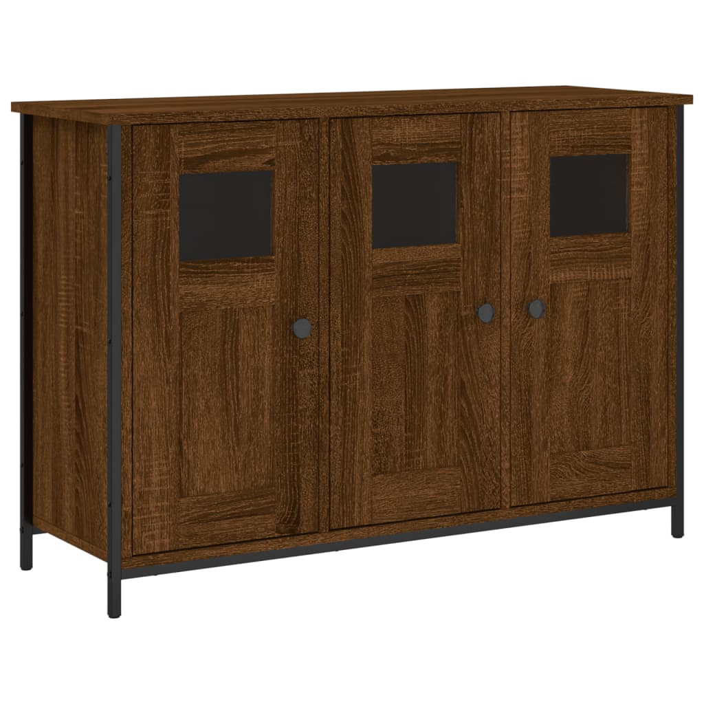 vidaXL Buffet chêne marron 100x35x70 cm bois d'ingénierie