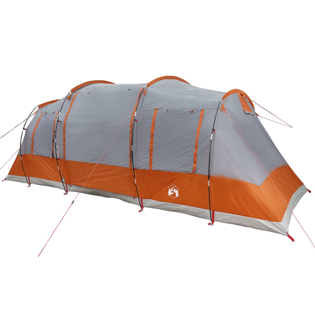 vidaXL Tente familiale tunnel 6 personnes gris imperméable