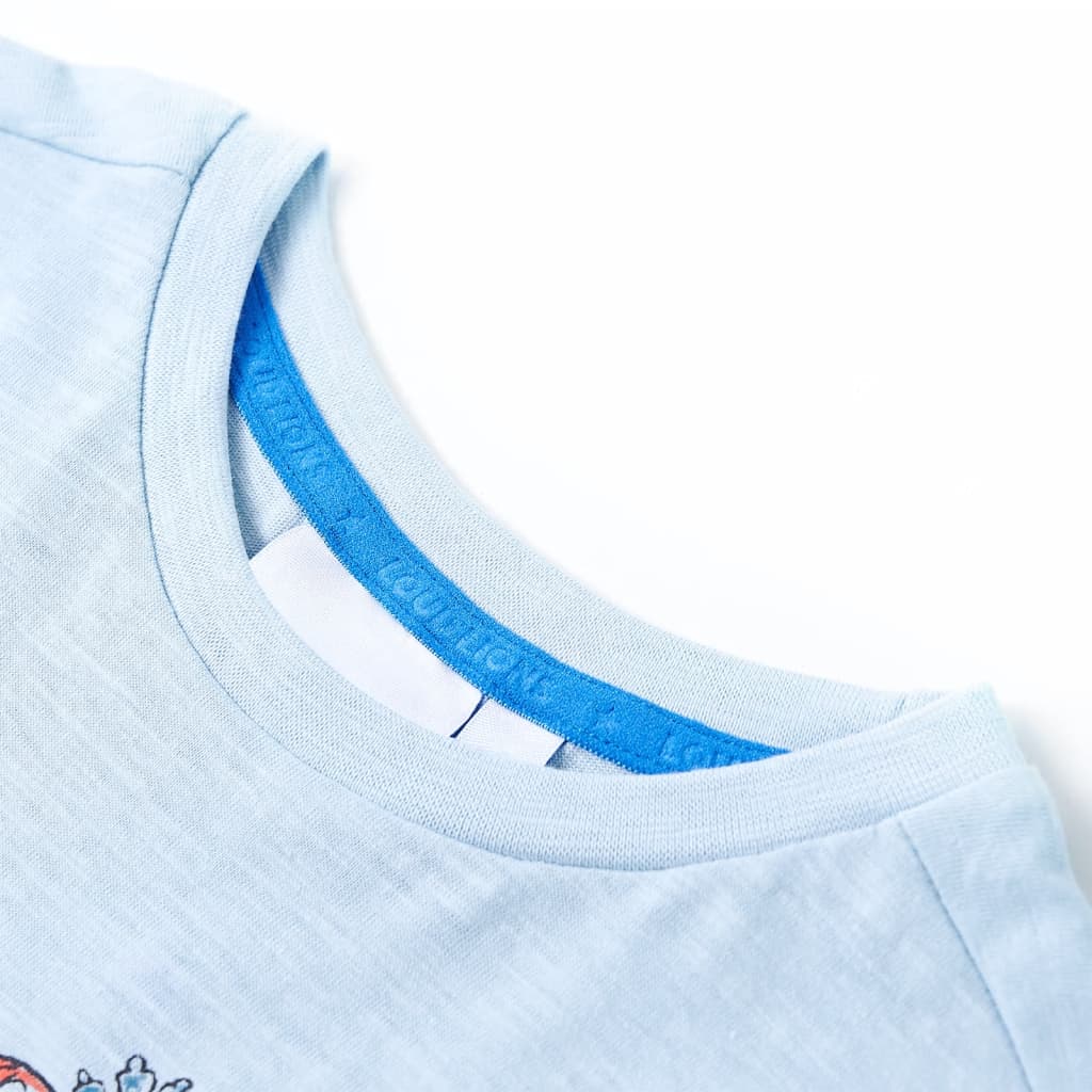 T-shirt pour enfants bleu clair 140