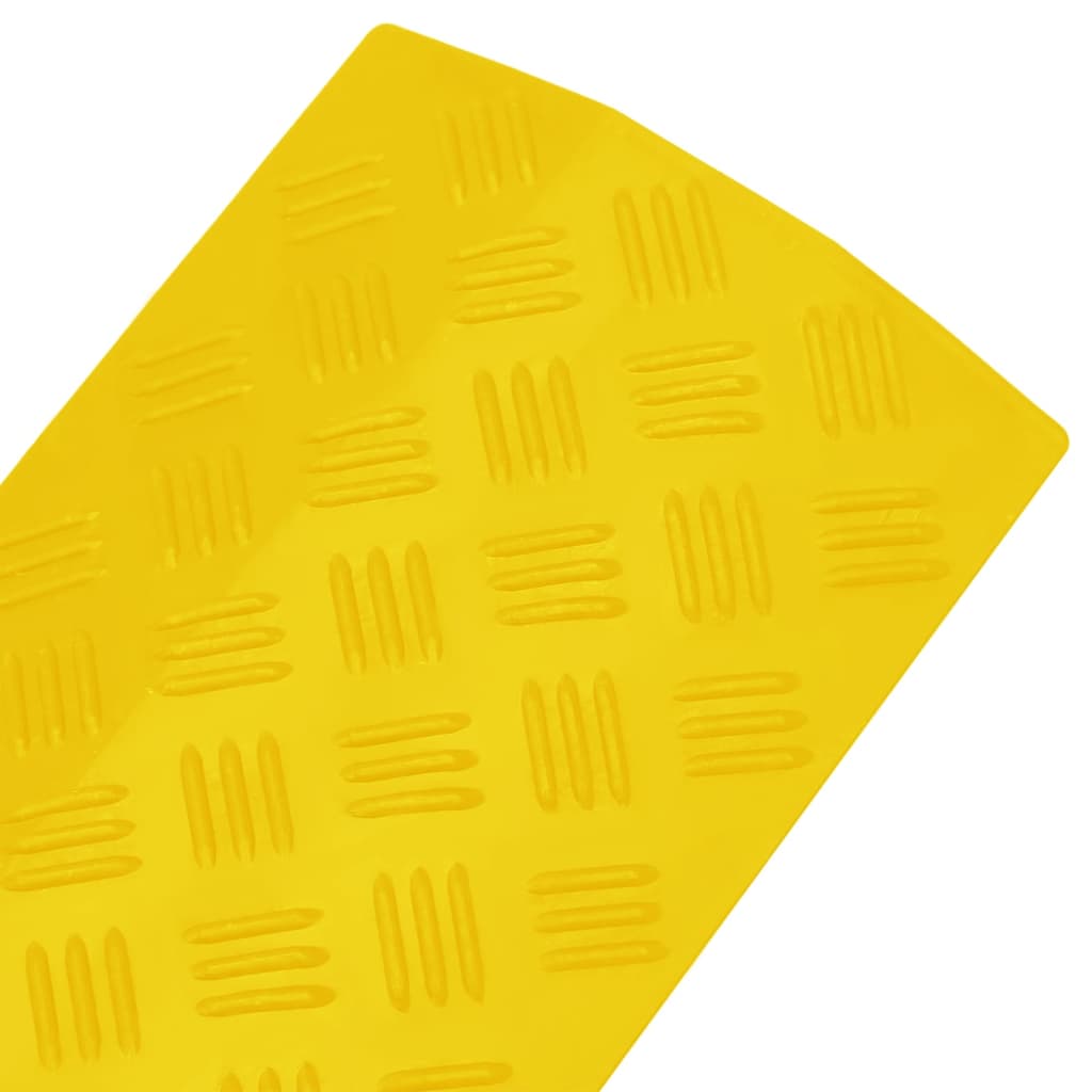 vidaXL Rampes de protection de câble 2 pcs 98,5 cm Jaune