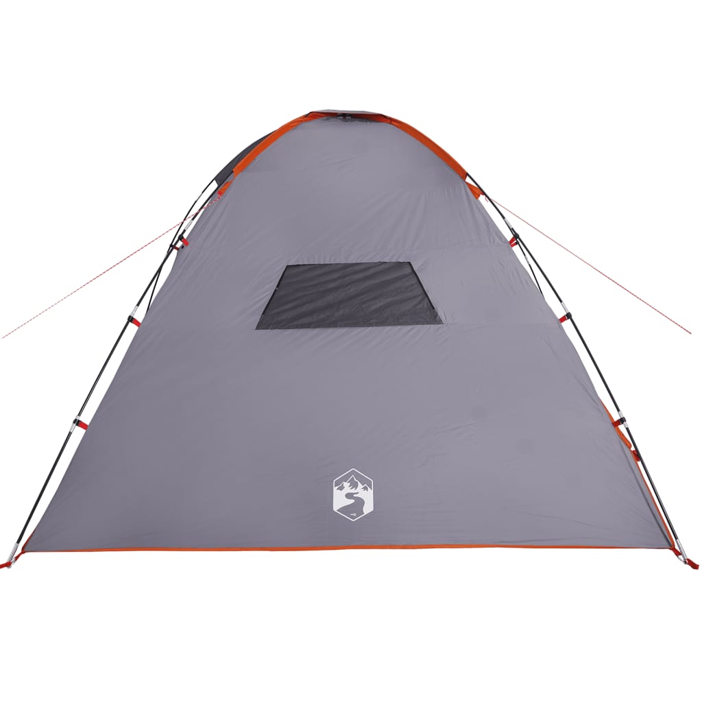 vidaXL Tente de camping 8 personnes orange imperméable