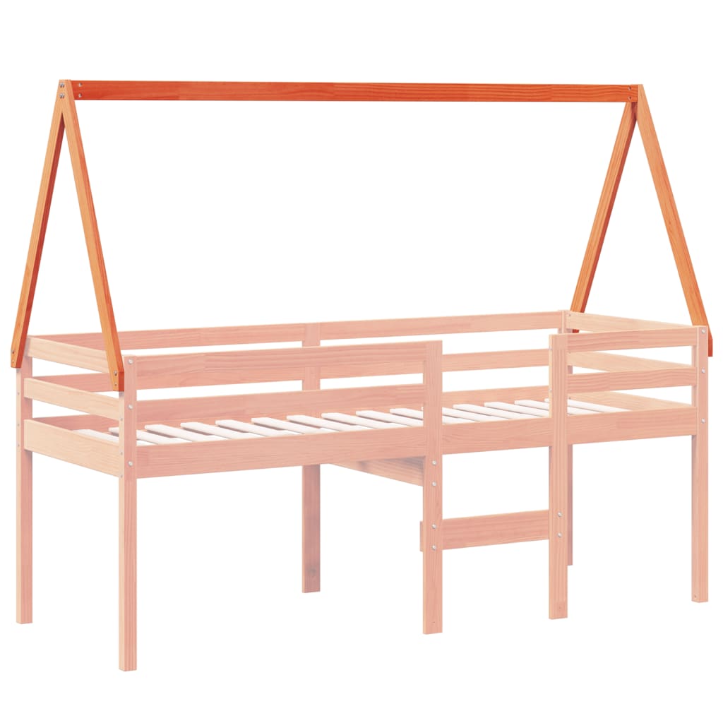 vidaXL Toit de lit pour enfants 199x80,5x88 cm bois de pin massif