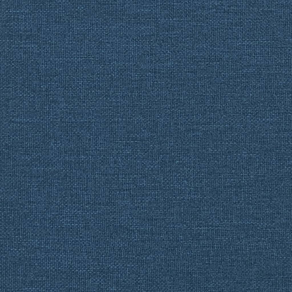 vidaXL Banc Bleu 100x64x80 cm Tissu