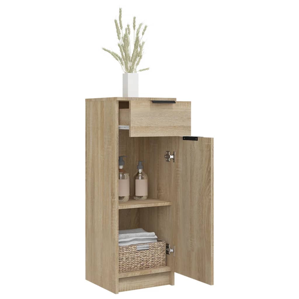 vidaXL Armoire de salle de bain Chêne sonoma 32x34x90 cm