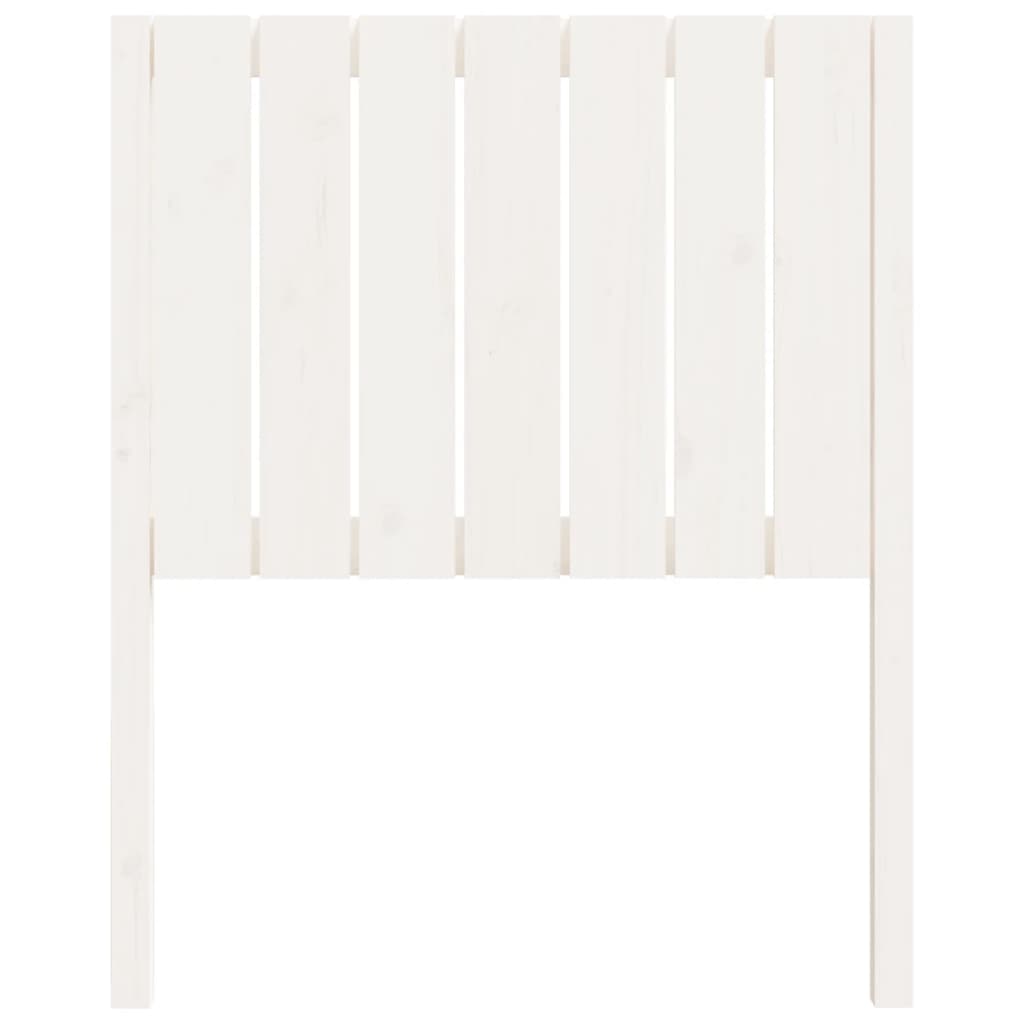 vidaXL Tête de lit Blanc 80,5x4x100 cm Bois massif de pin
