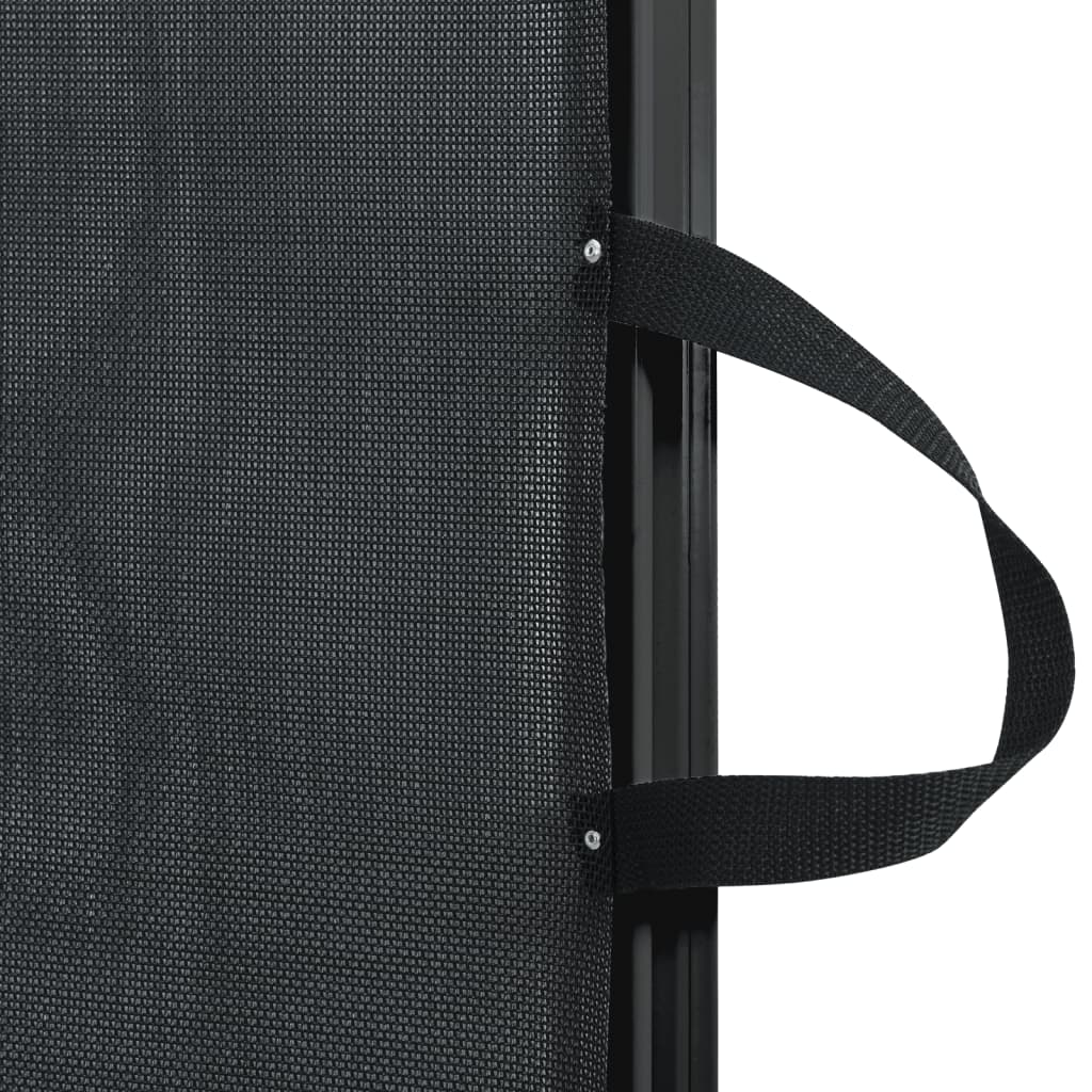 vidaXL Porte rétractable pour animaux de compagnie noir 82,5x125 cm