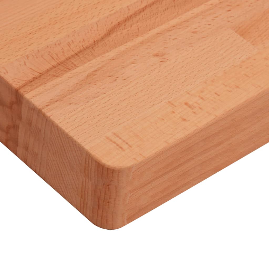 vidaXL Dessus de table 70x70x4 cm carré bois massif de hêtre