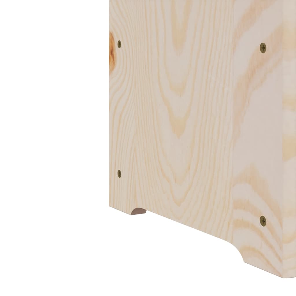 vidaXL Casier à vin 43x25x37 cm bois de pin massif