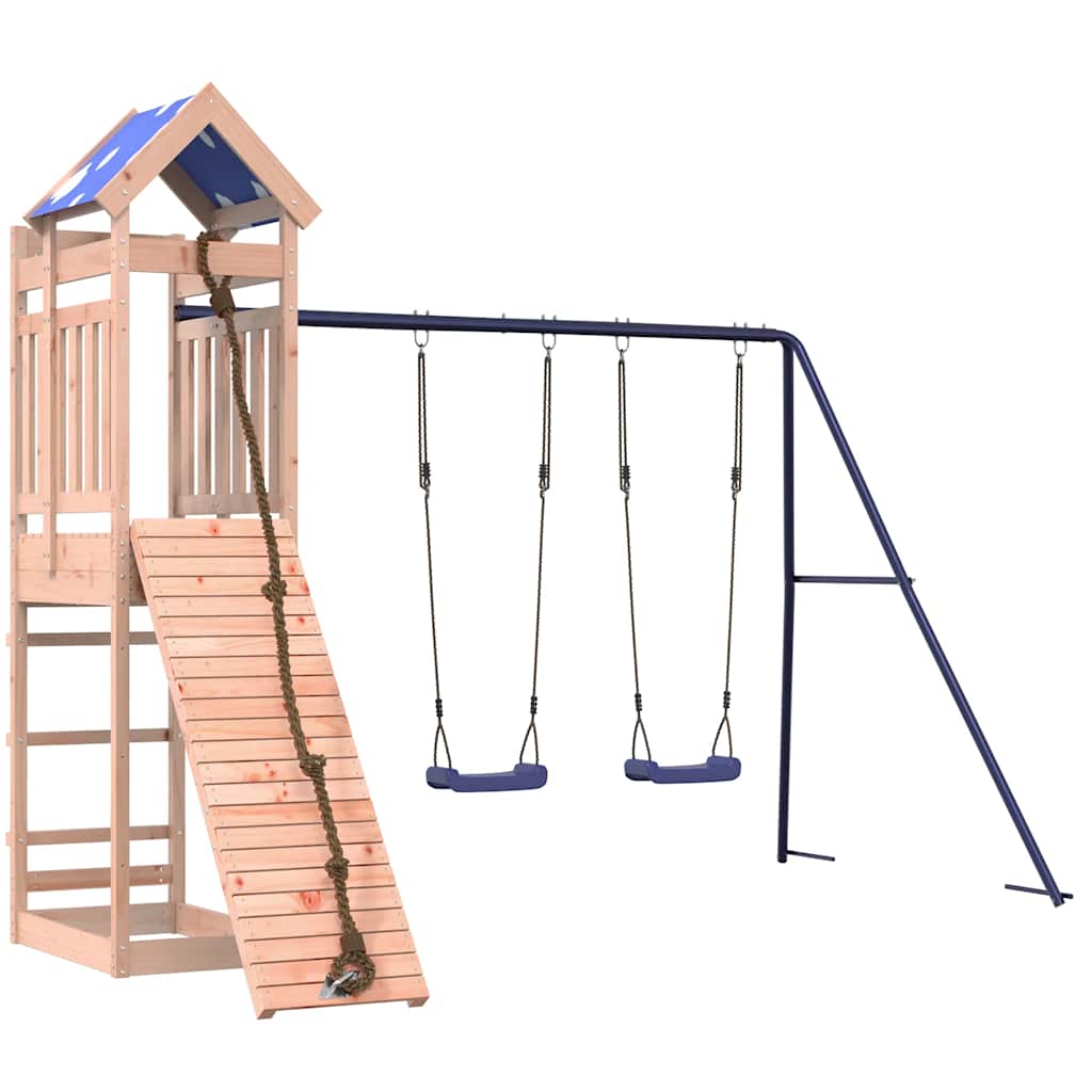VidaXL Aire de jeux d'extérieur bois de pin massif, aire de jeux