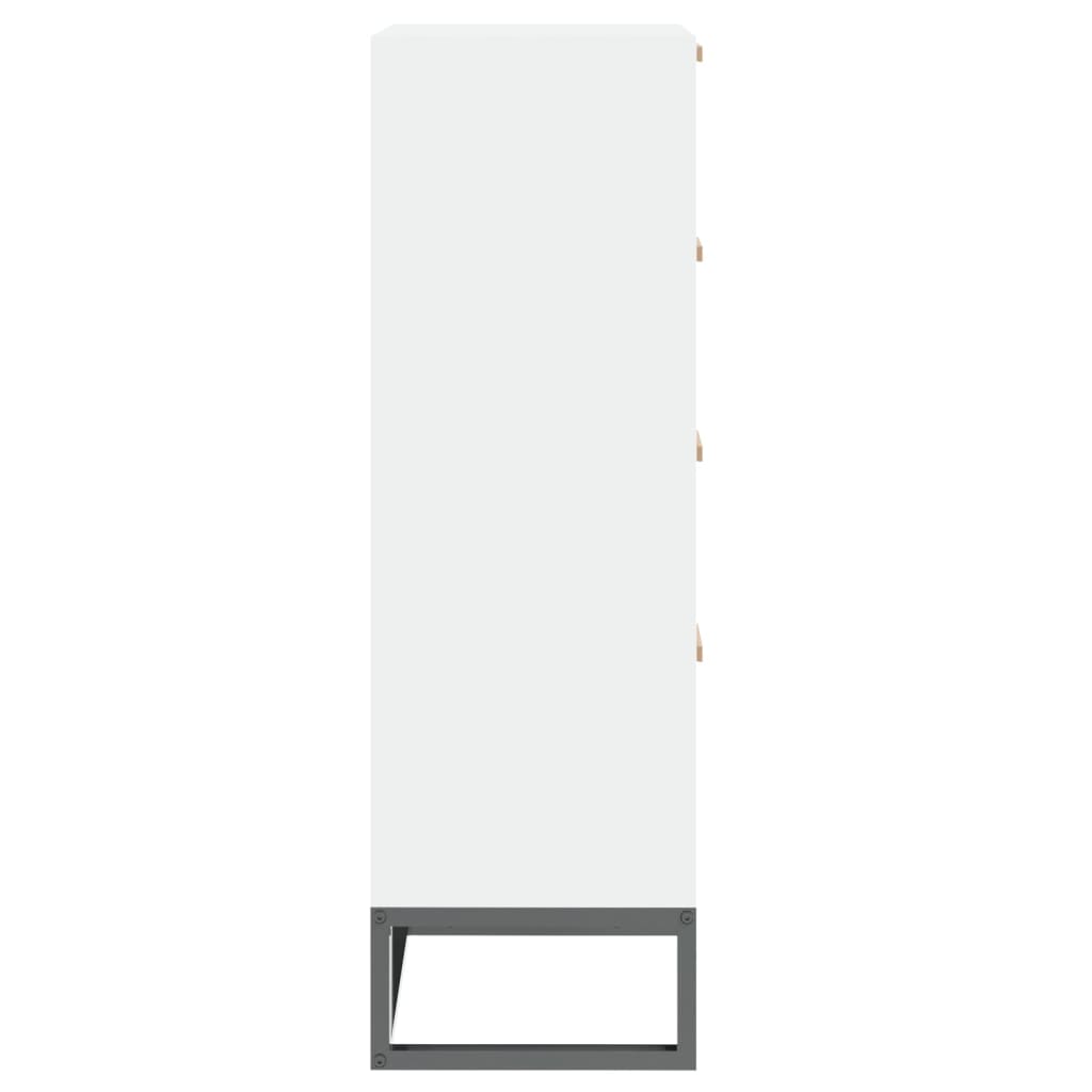 vidaXL Buffet haut blanc 40x30x95 cm bois d'ingénierie
