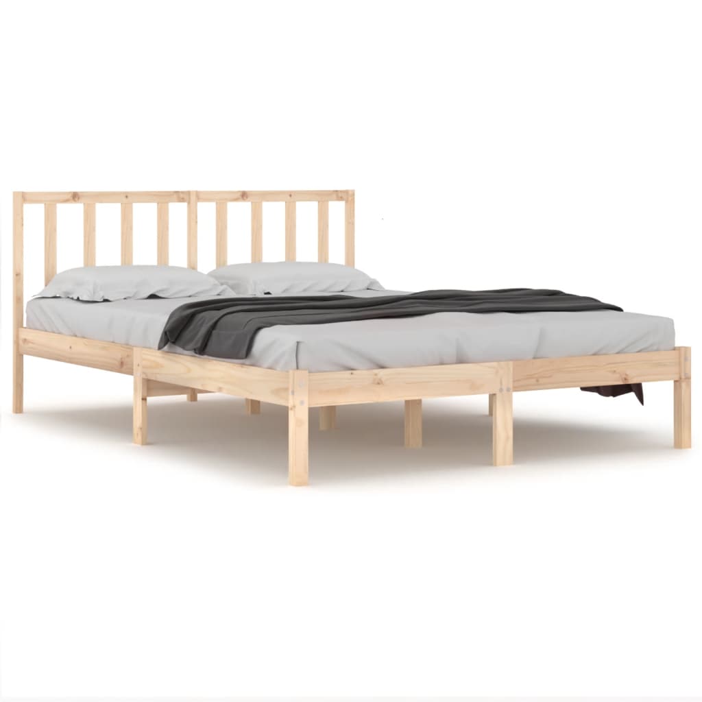 vidaXL Cadre de lit sans matelas bois massif de pin 180x200 cm